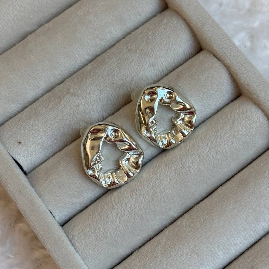 گوشواره نقره ای آوانگارد 