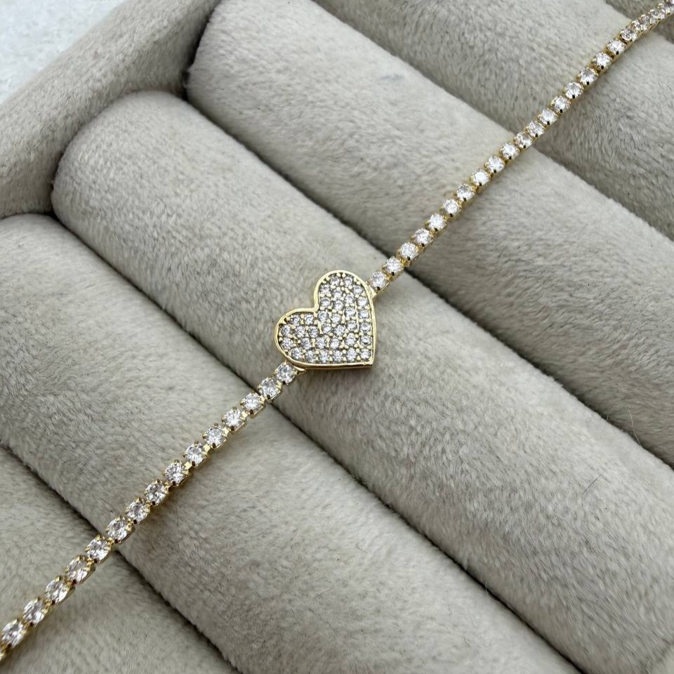 دستبند قلب ظریف