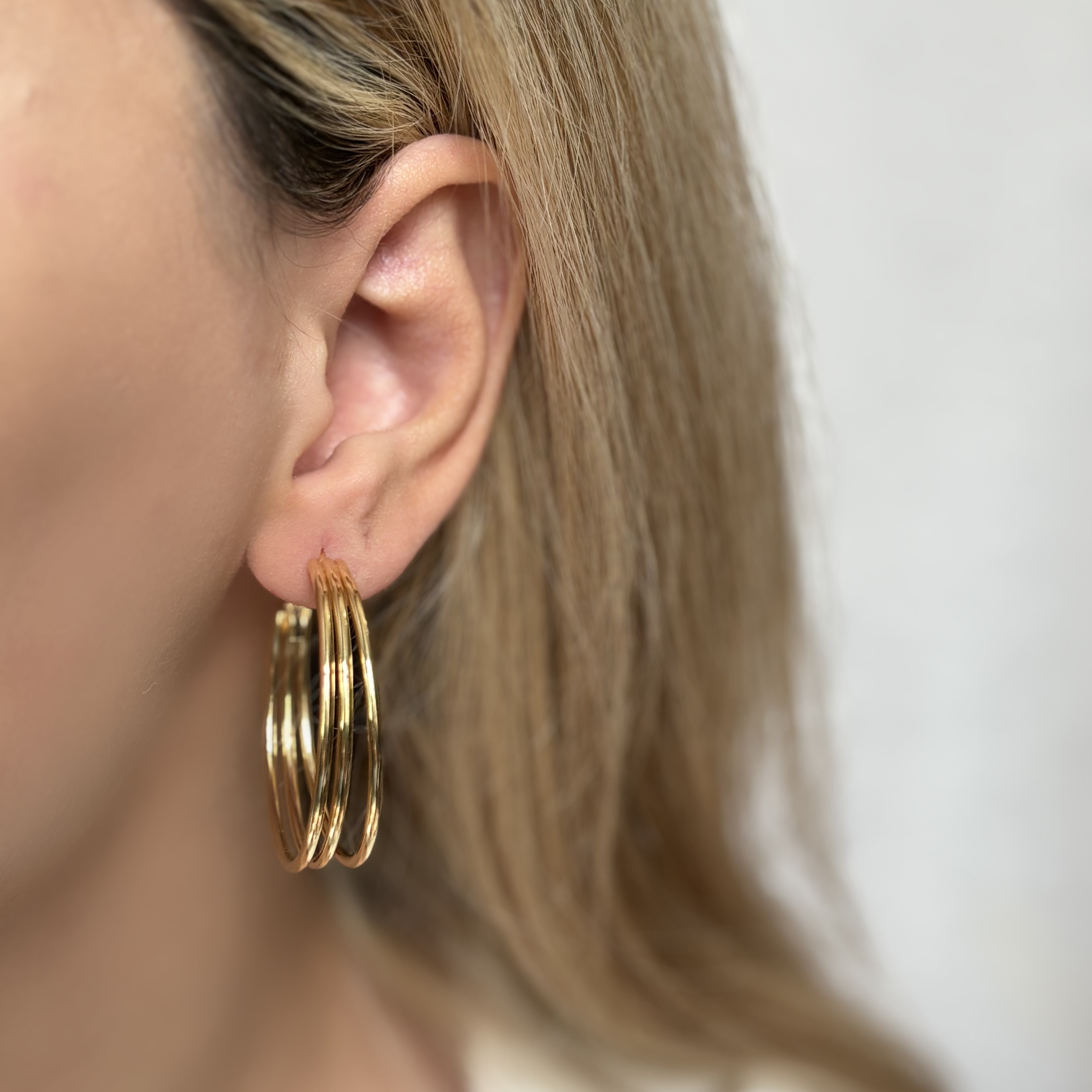 گوشواره چند حلقه ای